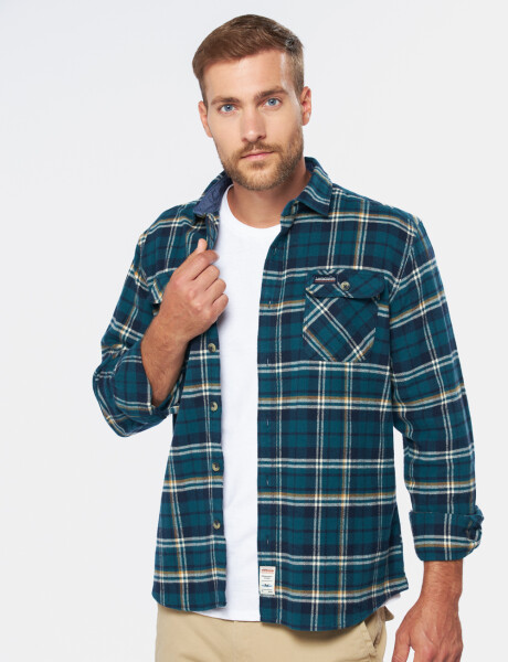 SOBRECAMISA LEÑADORA Verde ingles