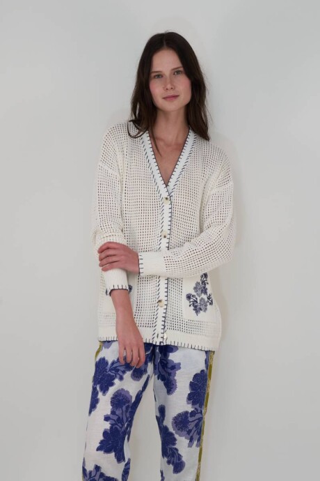 Cardigan Wild Flower Net Cardigan Wild Flower Net