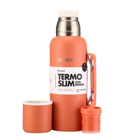 Termo Slim 750mL. c/manija Coral