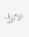 Aros Pasantes Perlas Aros Jacket Perlas - Plateado Rodio