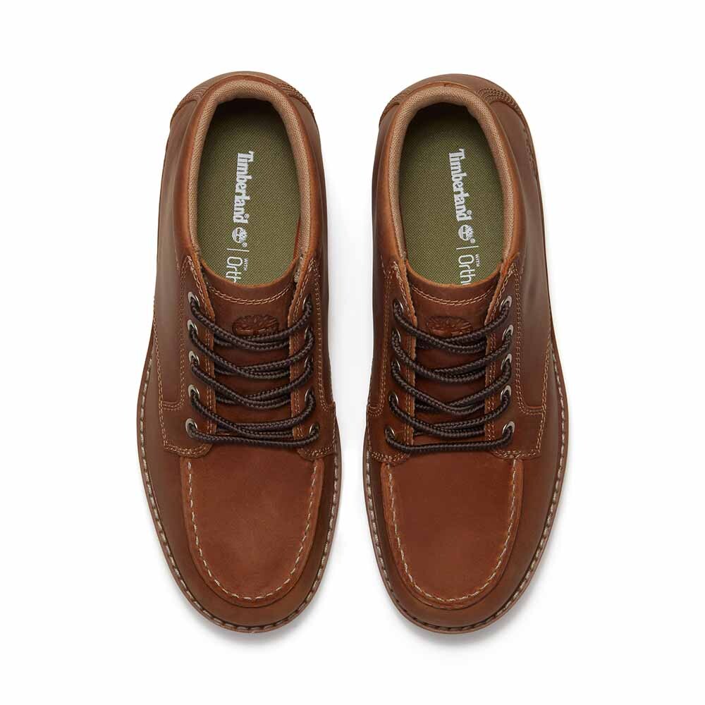 Botas Redwood Edge Mid Chukka Hombre Medium Brown Full Grain