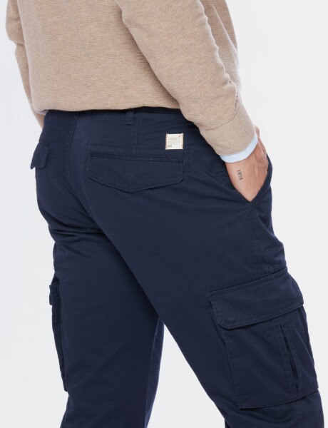 PANTALON CARGO Marino