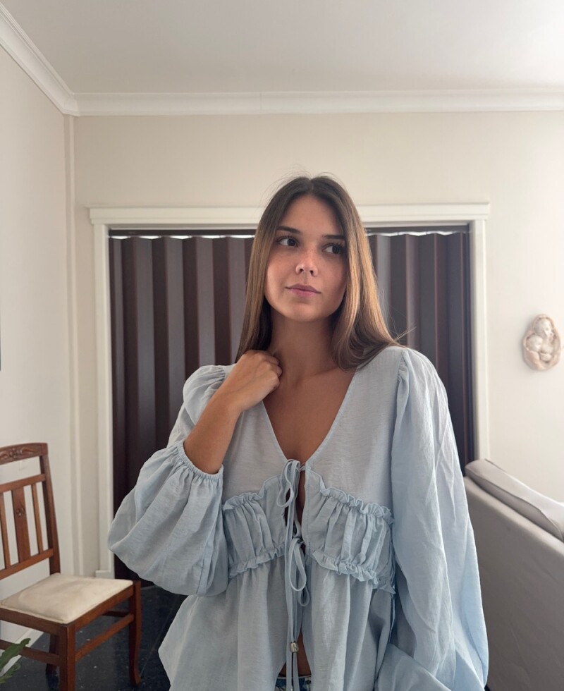 Camisa Muna celeste
