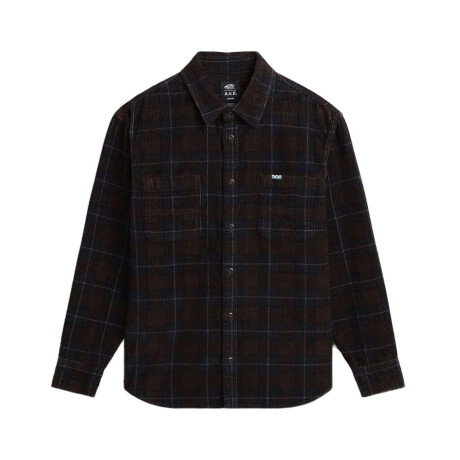 Camisa Vans Ave Ls Woven Ave Negro