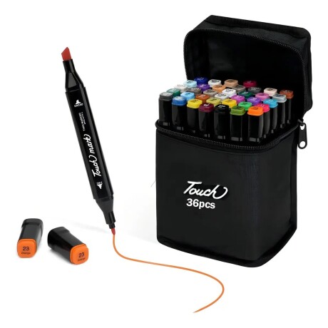 Set Marcadores Colores Doble Punta 36 Piezas 001