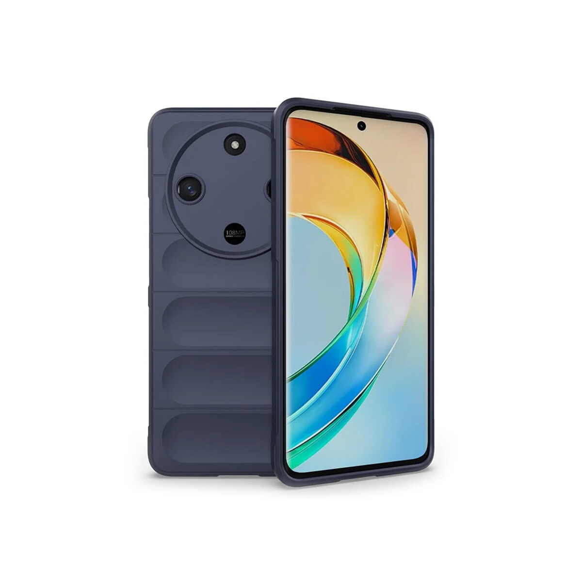 Protector Honor Magic 6 Lite engomado con textura azul 