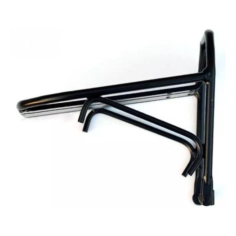 Parrilla Bicicleta Portaequipaje Aluminio Viaje Equipaje Negro