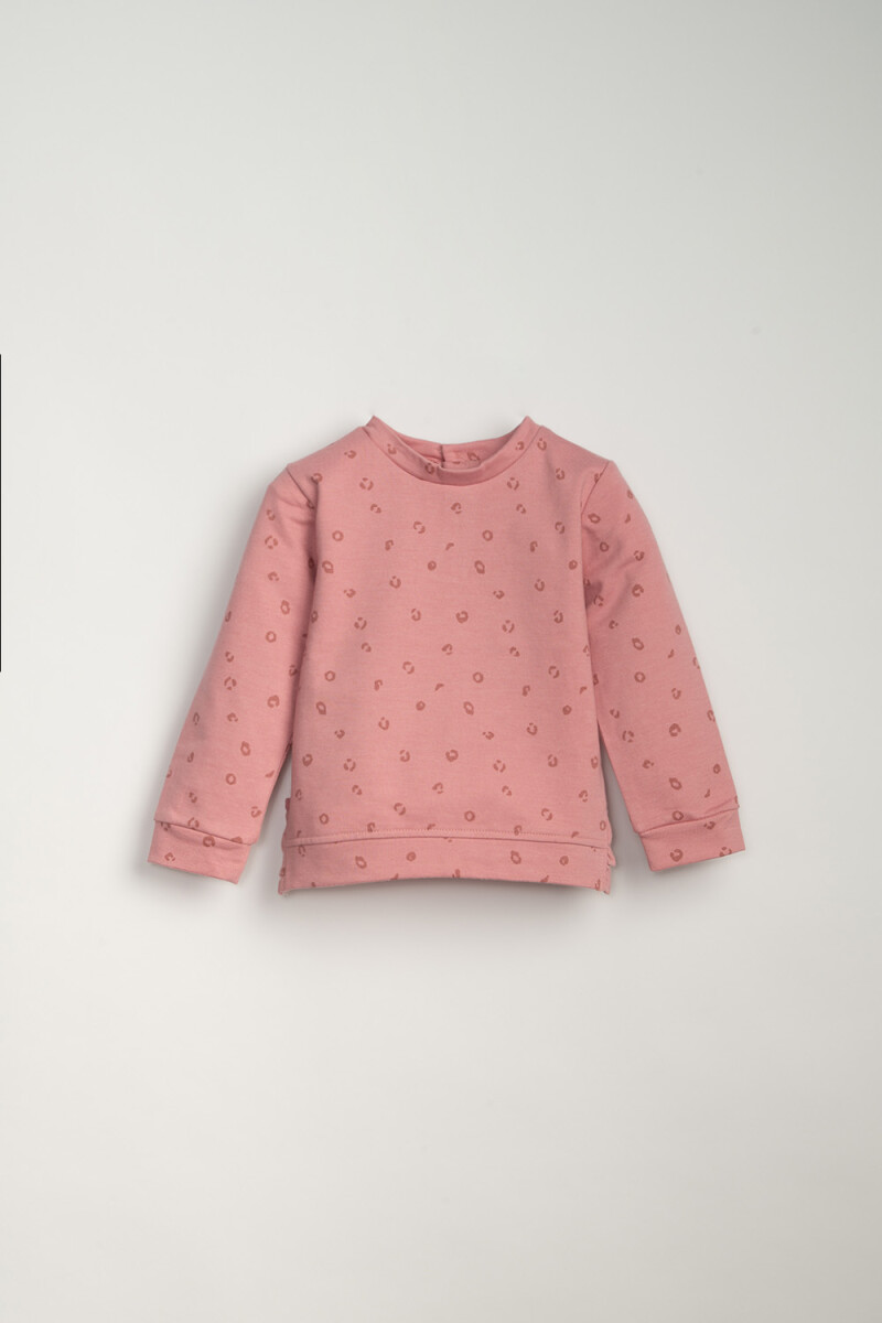 Buzo deportivo estampado - Animal Rosa 
