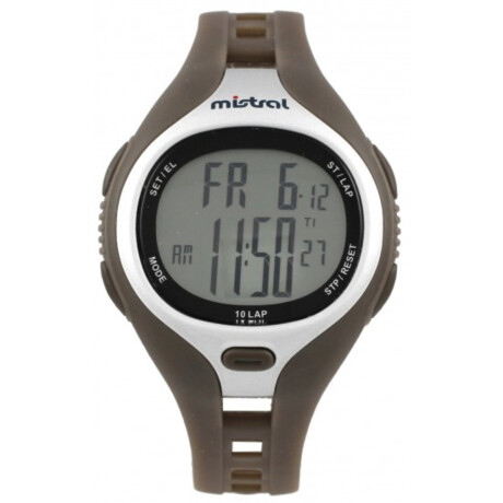 Reloj Mistral Deportivo Silicona Marron 0