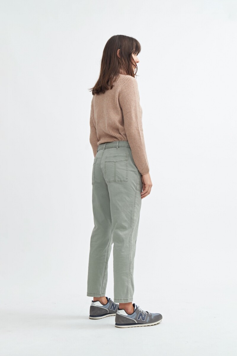 Pantalón de dama con lazo - Mujer VERDE