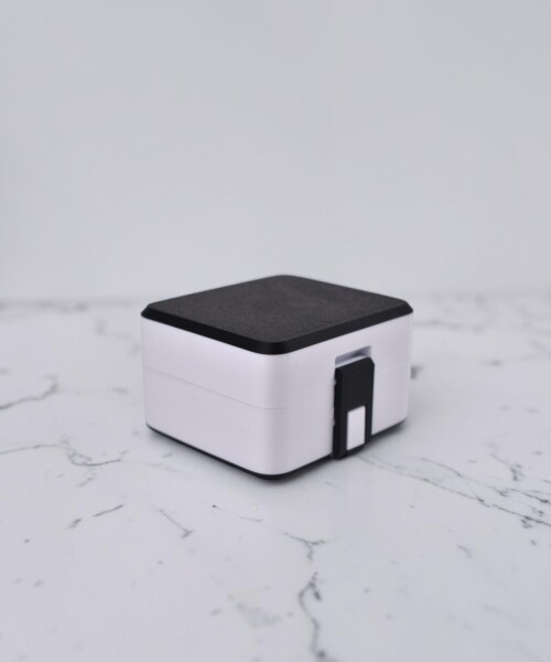 Caja Eco Prestige 8 x 7 x 4,7 cm - NEGRO/BLANCO
