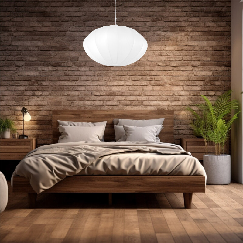 LUMINARIA COLGANTE LUVO BIG Luminaria Colgante Luvo Big Blanca ø 60 cm