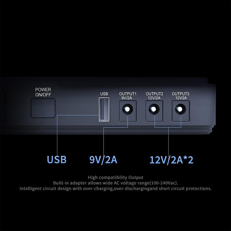 Mini Ups SKE DC10400 Pro Li-ion 10400mAh 38,48Wh Mini Ups SKE DC10400 Pro Li-ion 10400mAh 38,48Wh