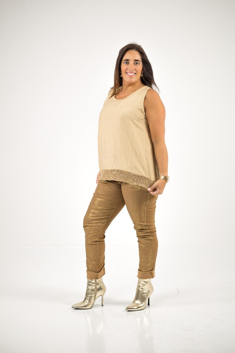 Musculosa con guarda abajo - TOSADO 