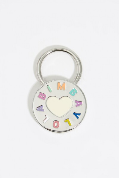 LLAVERO CANDADO LOGO CANDY Plata