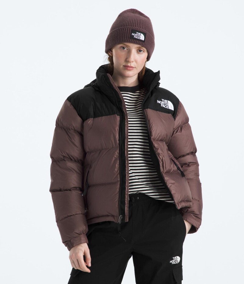 Campera de Pluma 1996 Nuptse mujer Tawny Quartz/tnf Black
