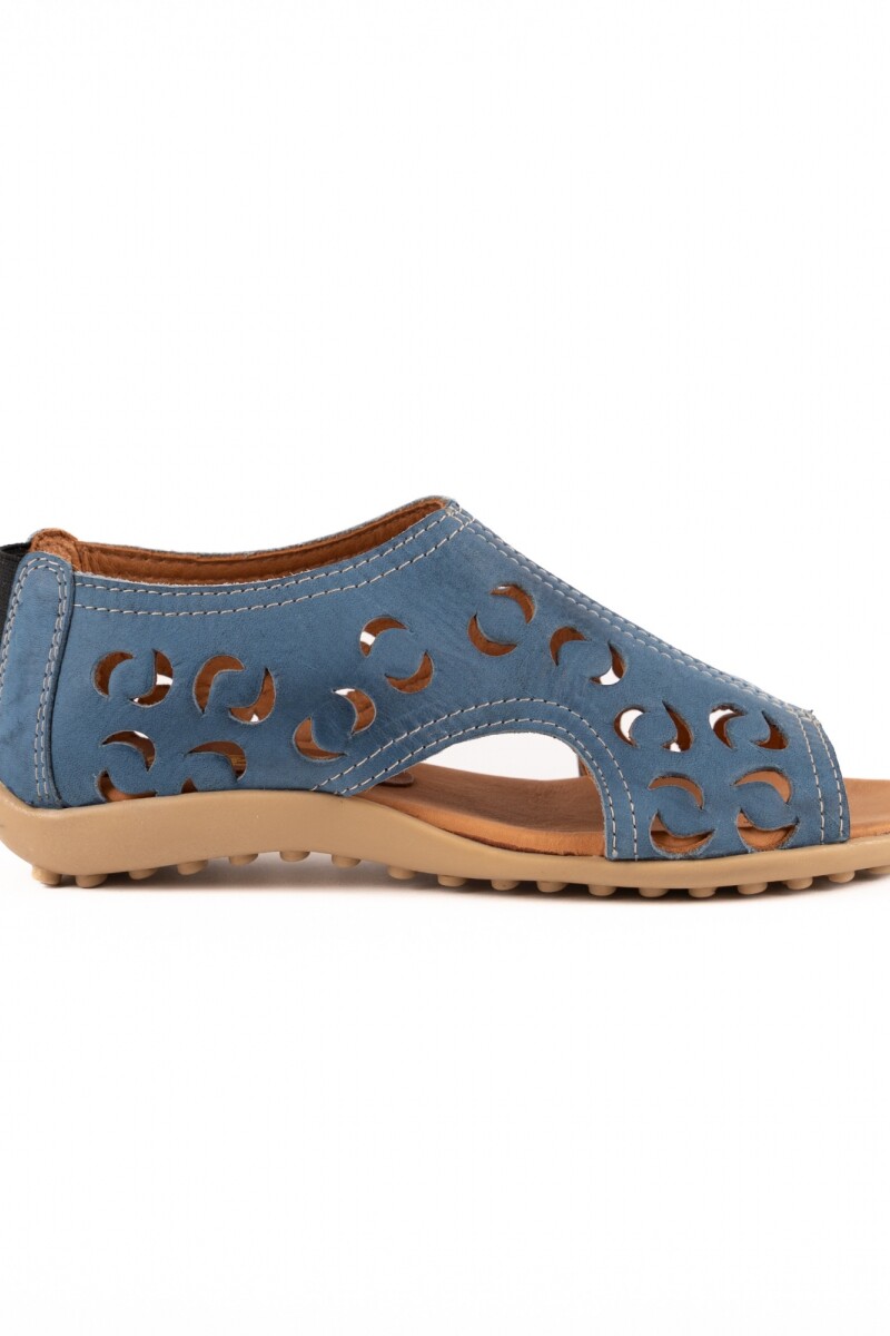 Sandalia Circulos Azul