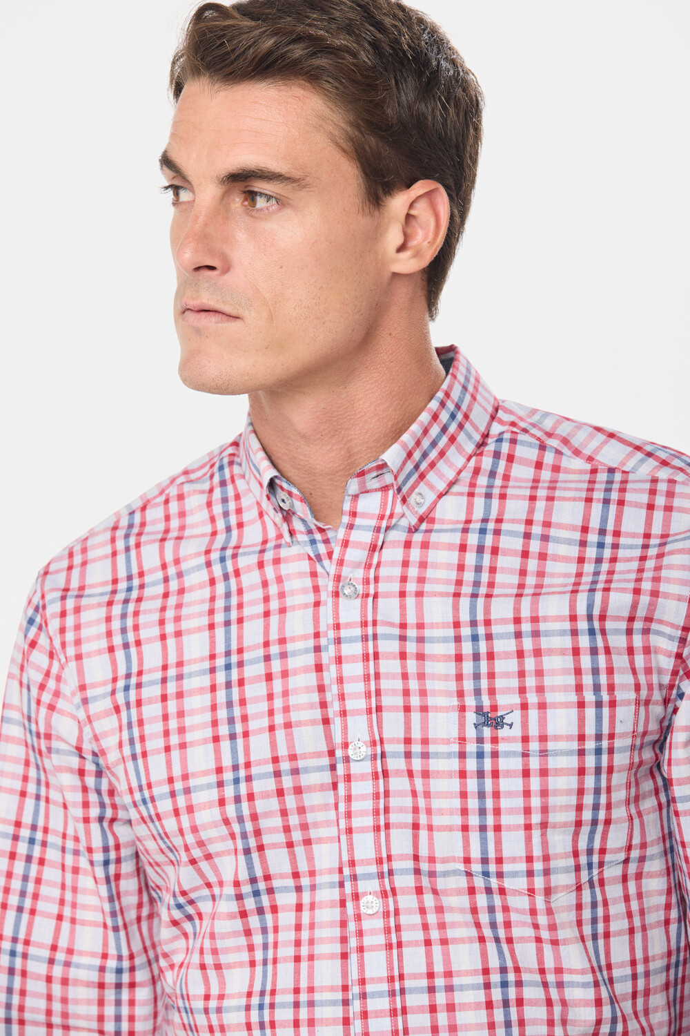 CAMISA CUADROS Rojo