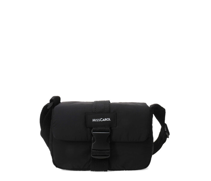 Bolso Miss Carol Kima Con Logo Negro
