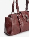 City Cartera Formato Baguette Multipocket - Rojo Burdeaux