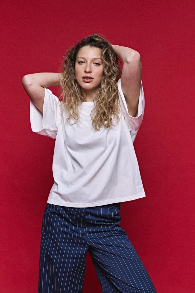 T-SHIRT D.CASSIN ZIVA - BLANCO 