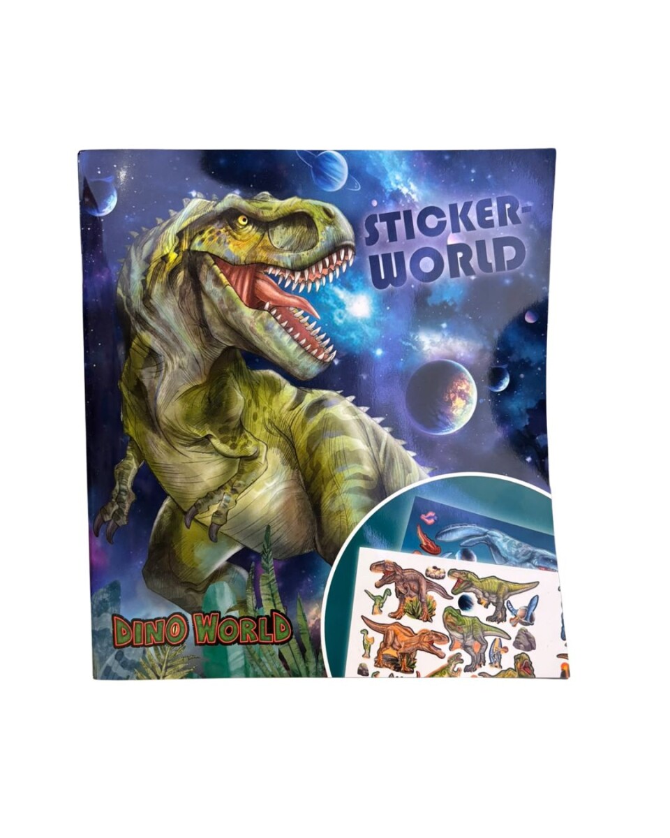 Dino sticker world galaxy - S/C 