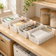 Set x4 Cesto Calado S 27 x17,5 x8 cm BLANCO