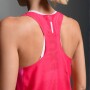 Bividi Running Light Speed React Crop Singlet Mujer Fuchsia Grad/white Reflective