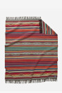 Manta Jacquard Fringed Negro