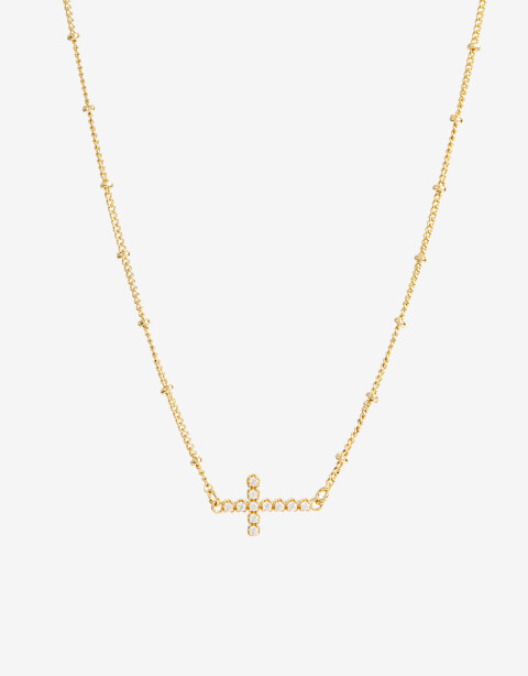 Cadena Corta con Dije Cubic zirconia Collar Con Dije Cubic Dorado - Dorado