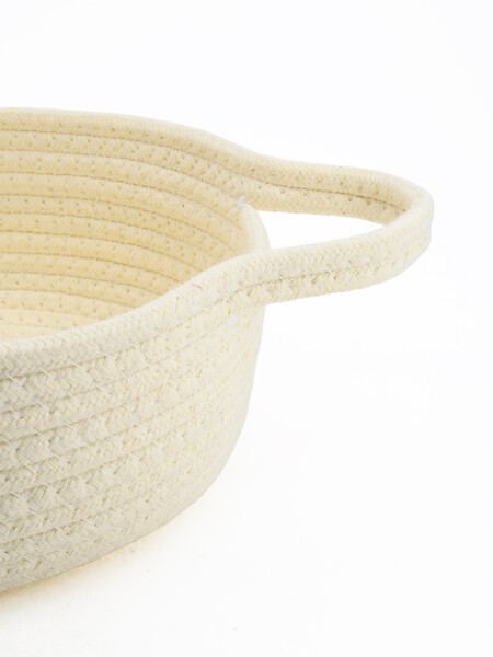 CANASTO ZIGGY OVAL OFF WHITE