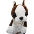 Cartuchera Escolar Peluiche Perro Infantil Con Cierre 2 en 1 Variante Color Marron