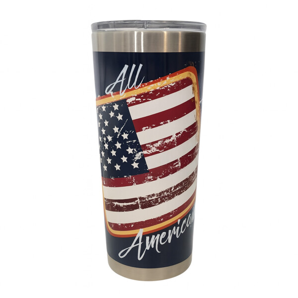 Vaso Térmico Tapa Antiderrames 650ml Aislante Frio Calor Color Azul