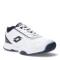 Championes de Mujer Lotto Tennis d/cuero Wns Blanco - Azul Marino