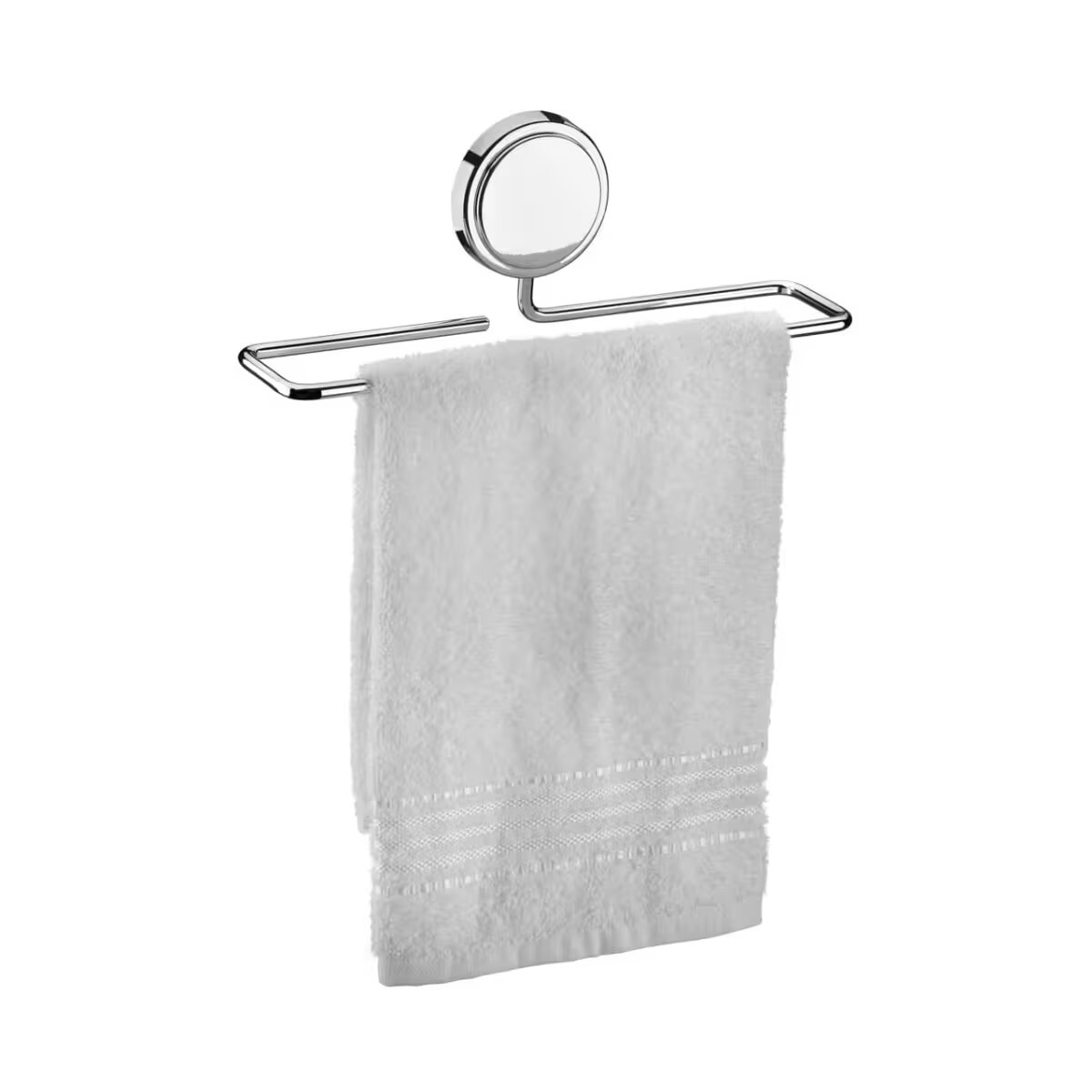 Toallero Adhesivo 25 Cm Cromo 