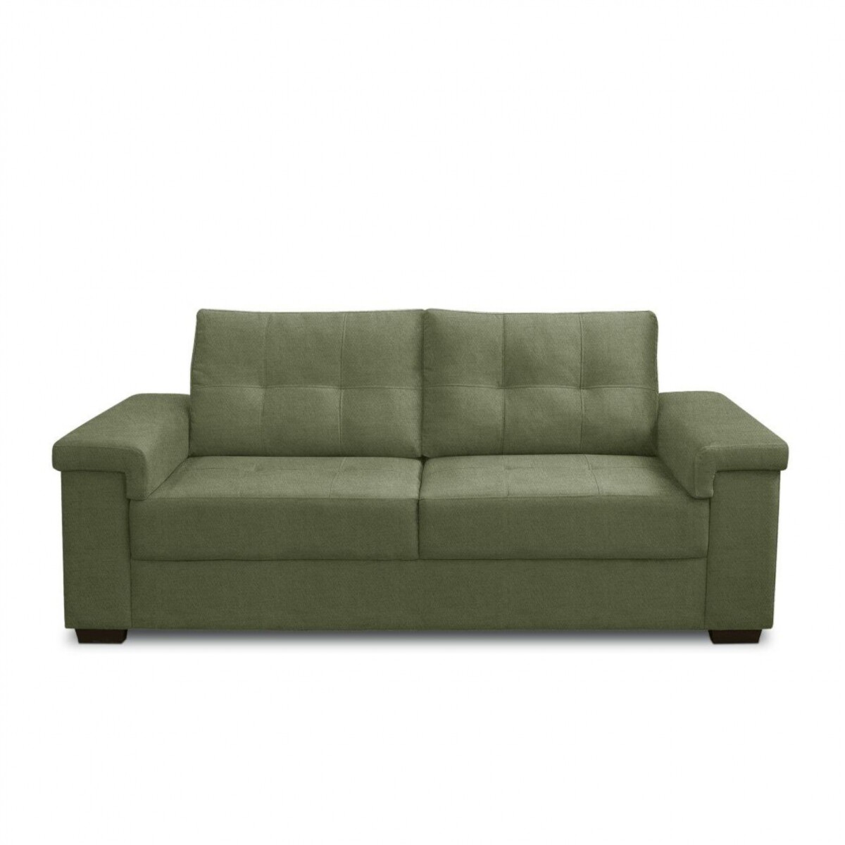 Sillón 3 Cuerpos en tela de Lino - Palazio - Verde 