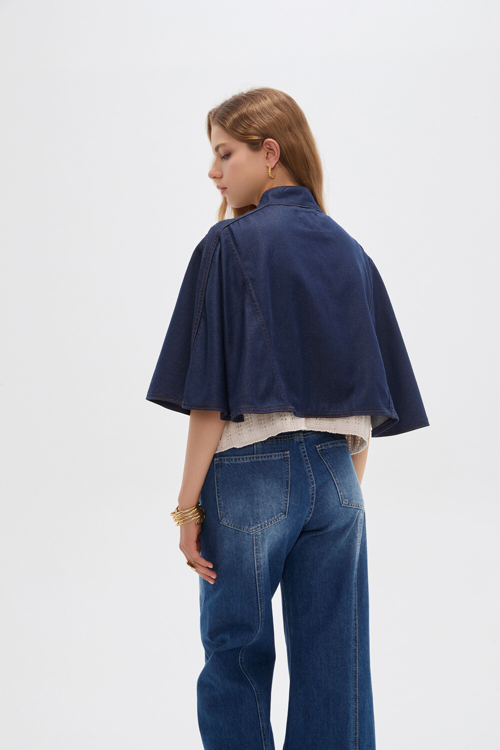 Poncho Tipai Azul