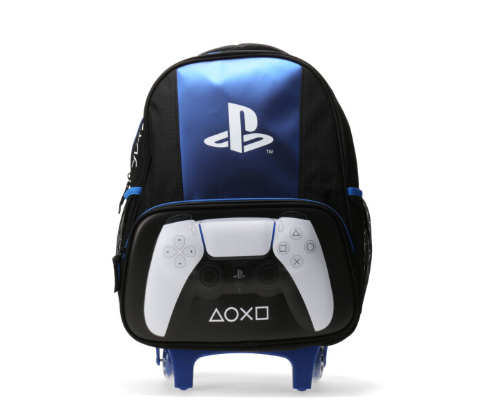 Mochila Play Station c/Carro Negro/Azul/Blanco