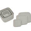 Set x3 tupper silicona KIKKABOO beige
