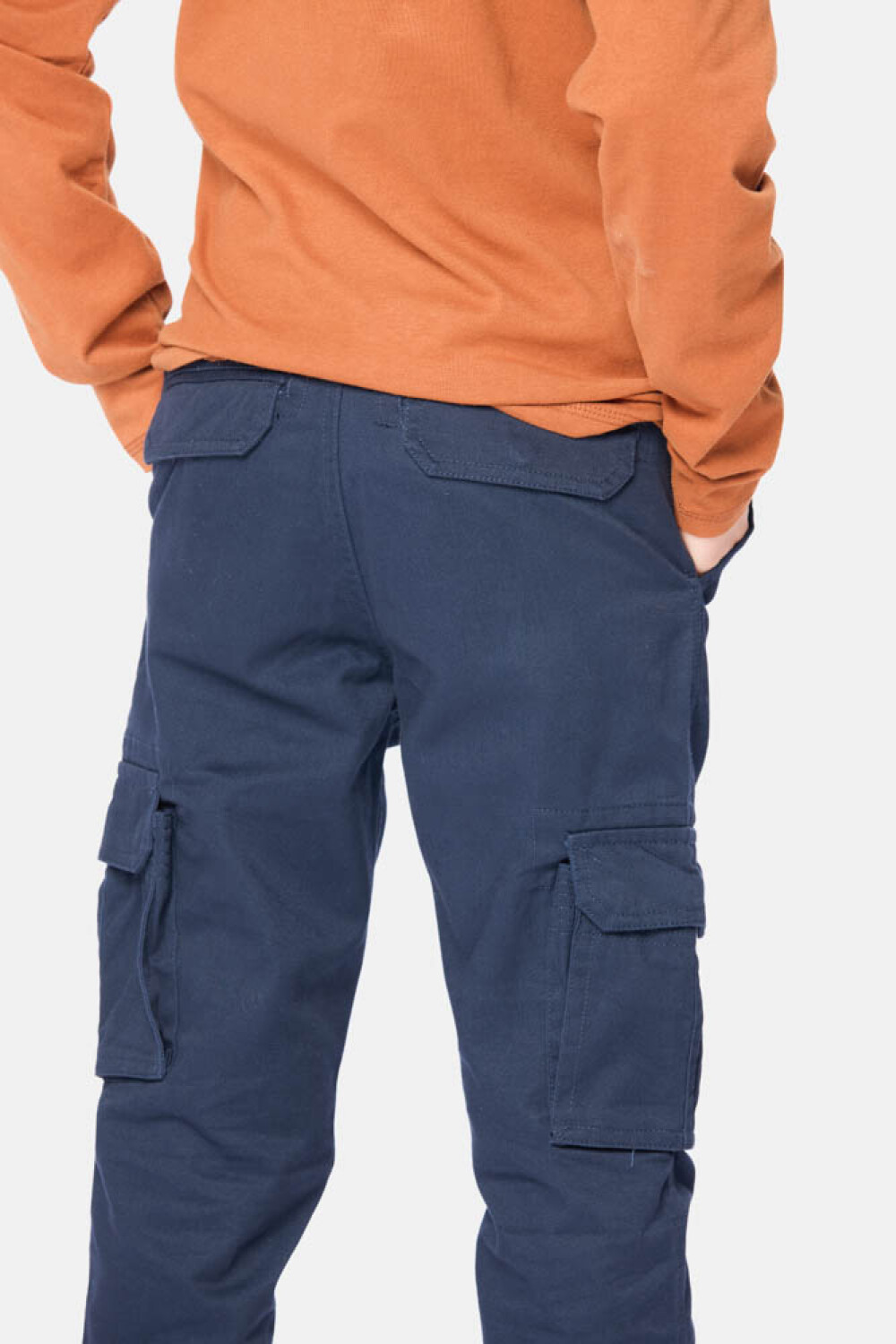 PANTALÓN CARGO Azul