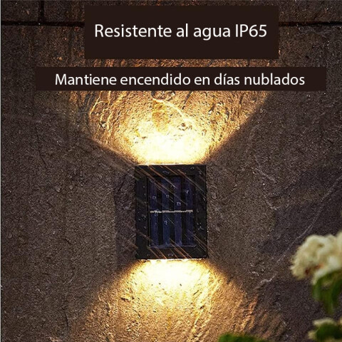 Lámpara solar de pared con sensor de luz solar para exterior Lámpara Solar De Pared Con Sensor De Luz Solar Para Exterior