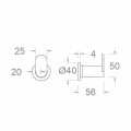 PERCHA SIMPLE NEGRO MATE (COLG01NM) Percha Simple Negro Mate (colg01nm)