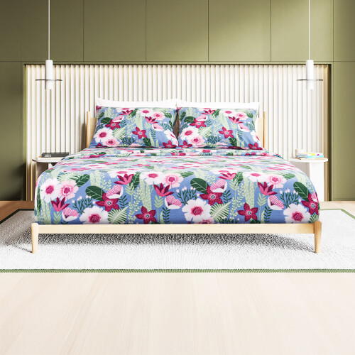 JUEGO DE SABANAS POLAR JARDIN LANCASTER QUEEN