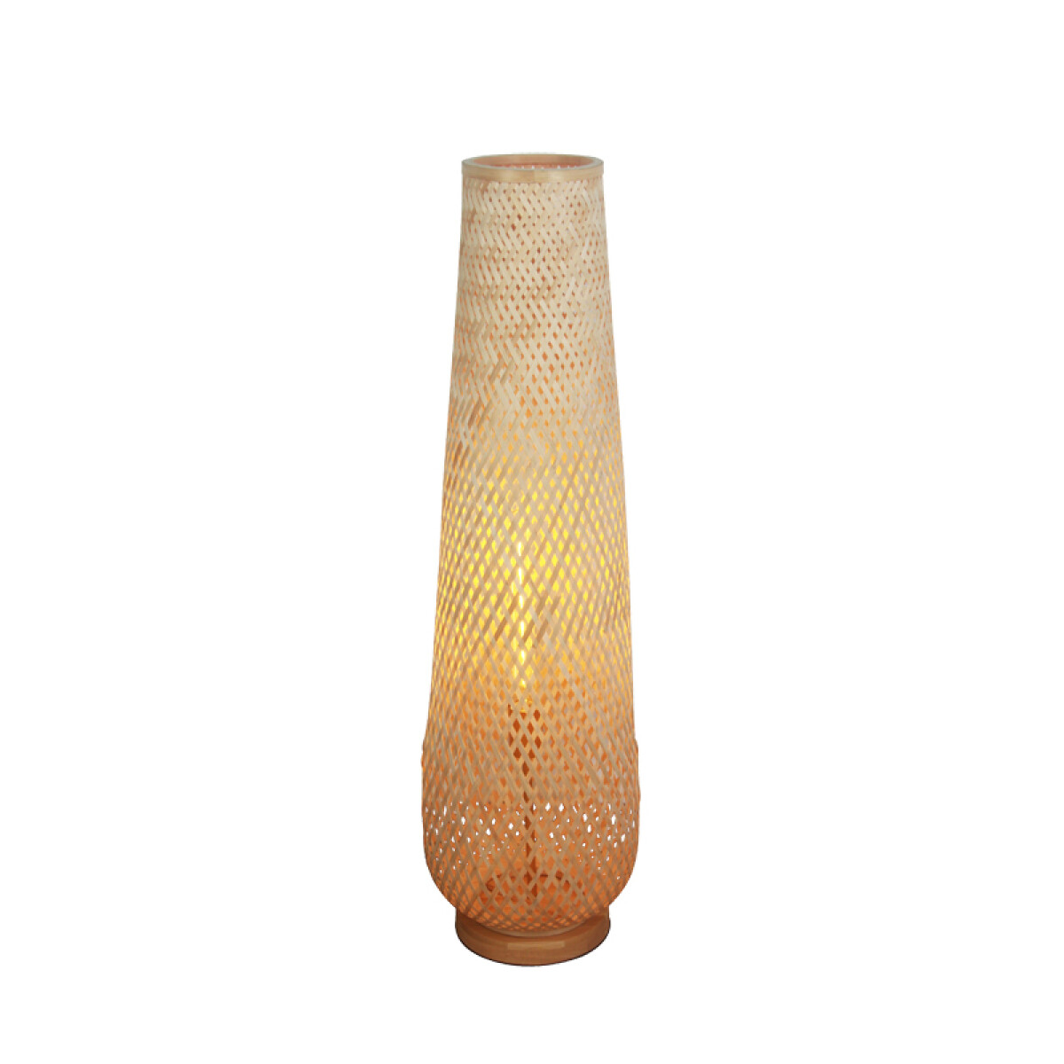 Portátil de pie fabricada en bambú E27 Ø280X930mm - IX9467 