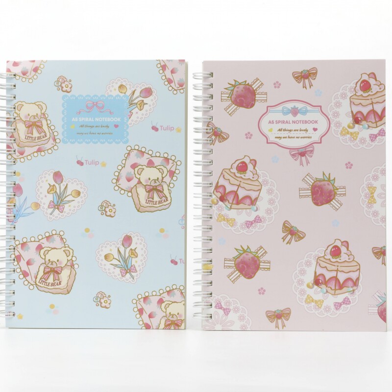CUADERNO A5 CON ESPIRAL (FRUTILLA DULCE) CUADERNO A5 CON ESPIRAL (FRUTILLA DULCE)