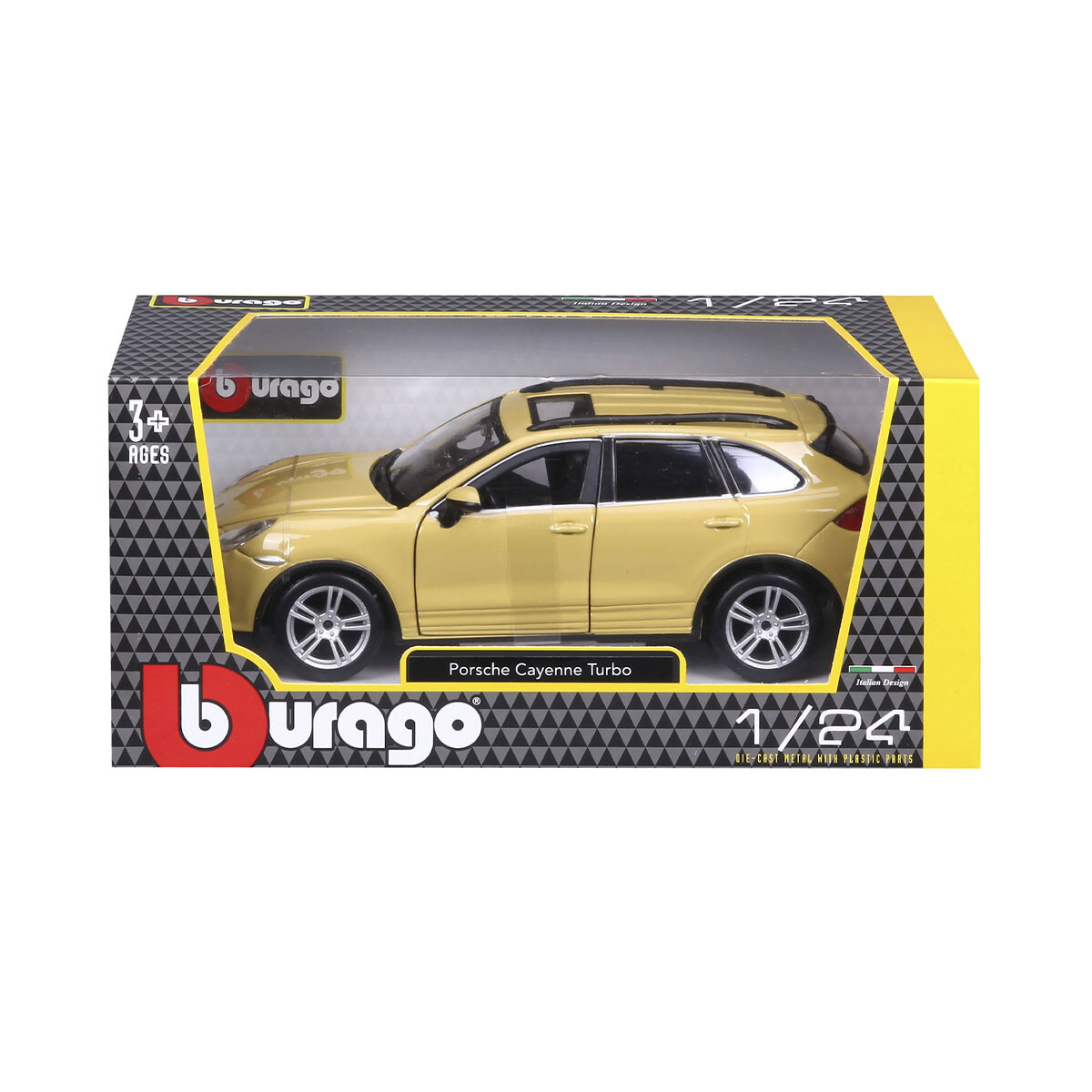 Auto de Colección Bburago Escala 1:24 - PORSCHE AMARILLO 