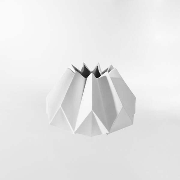 DECORACION ORIGAMI Blanco - Medium