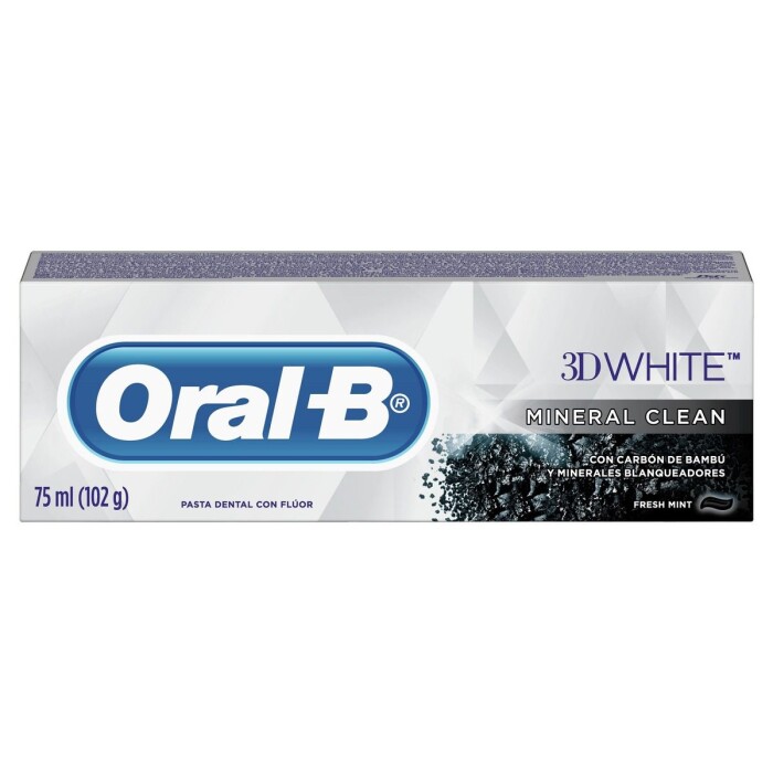 ORAL-B PASTA 3D WHITE MINERAL CLEAN CJ X única