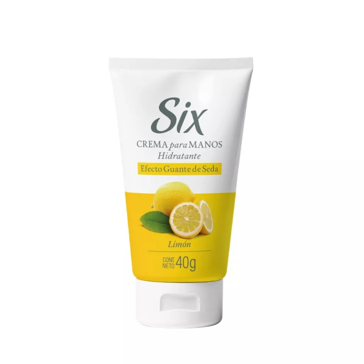 Crema de Manos Six Guantes Seda Limón 40g 