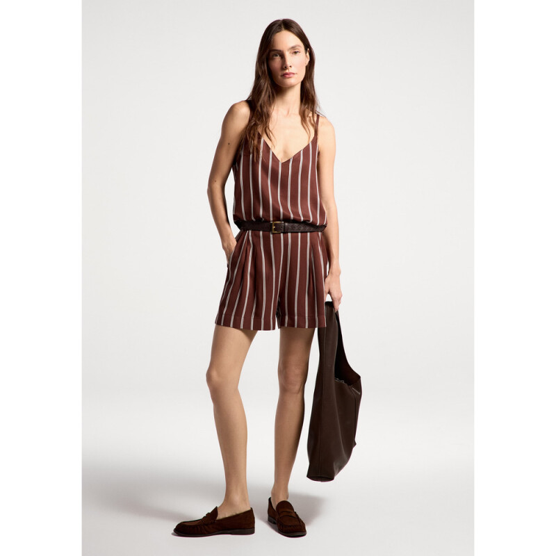 BLUSA SM FEM MARROM ESCURO